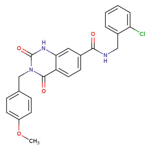 N-[(2-chlorophenyl)methyl]-3-[(4-methoxyphenyl)methyl]-2,4-dioxo-1,2,3,4-tetrahydroquinazoline-7-carboxamide