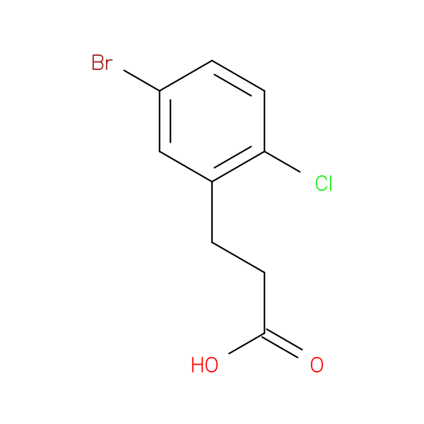 Benzenepropanoic acid, 5-bromo-2-chloro-
