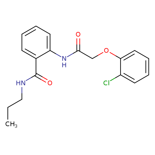 2-{[(2-chlorophenoxy)acetyl]amino}-N-propylbenzamide