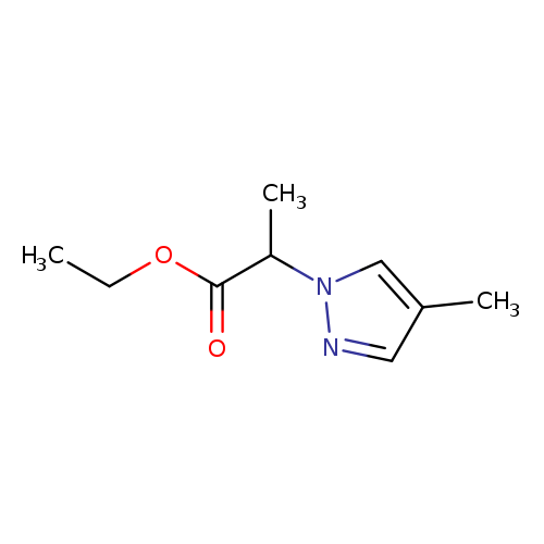 Ethyl 2-(4-methyl-1h-pyrazol-1-yl)propanoate