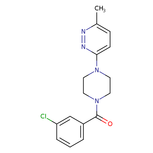 3-[4-(3-chlorobenzoyl)piperazin-1-yl]-6-methylpyridazine