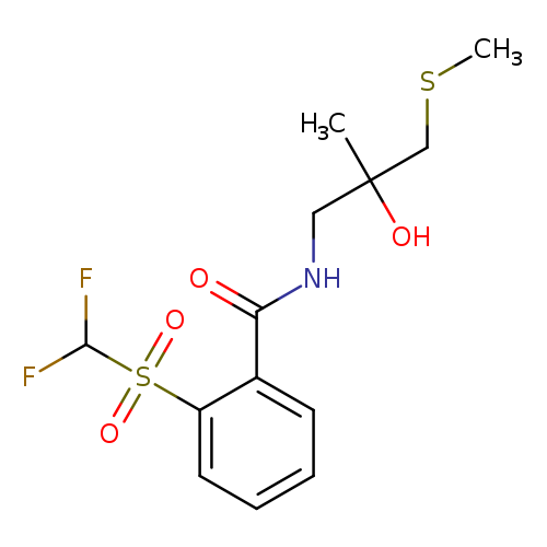2-difluoromethanesulfonyl-N-[2-hydroxy-2-methyl-3-(methylsulfanyl)propyl]benzamide