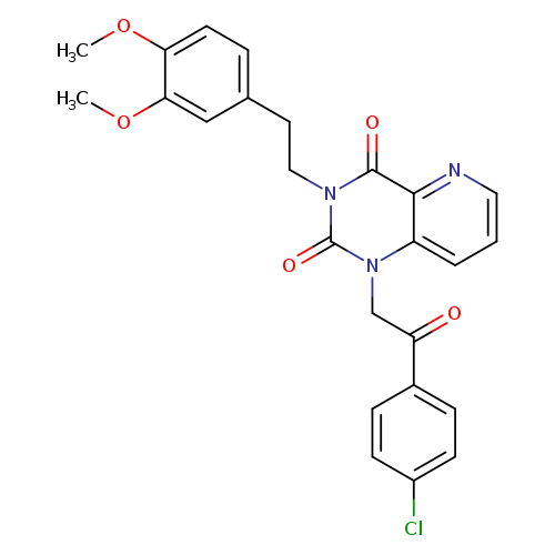 1-[2-(4-chlorophenyl)-2-oxoethyl]-3-[2-(3,4-dimethoxyphenyl)ethyl]-1H,2H,3H,4H-pyrido[3,2-d]pyrimidine-2,4-dione