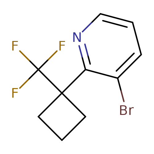 3-bromo-2-[1-(trifluoromethyl)cyclobutyl]pyridine