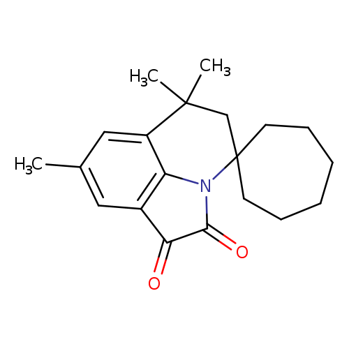 6',6',8'-Trimethyl-5',6'-dihydrospiro[cycloheptane-1,4'-pyrrolo[3,2,1-ij]quinoline]-1',2'-dione