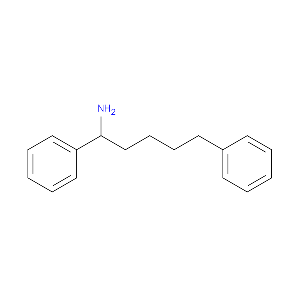 1,5-diphenylpentan-1-amine