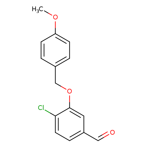 4-Chloro-3-[(4-methoxyphenyl)methoxy]benzaldehyde