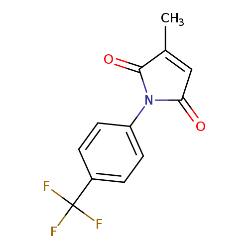 3-methyl-1-[4-(trifluoromethyl)phenyl]-2,5-dihydro-1H-pyrrole-2,5-dione