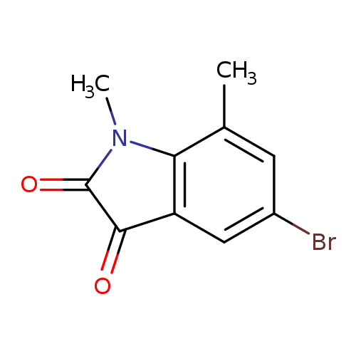 5-BROMO-1,7-DIMETHYL-2,3-DIHYDRO-1H-INDOLE-2,3-DIONE