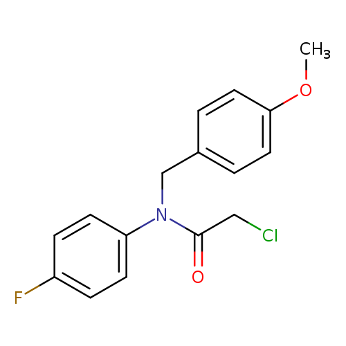 2-Chloro-n-(4-fluorophenyl)-n-(4-methoxybenzyl)acetamide