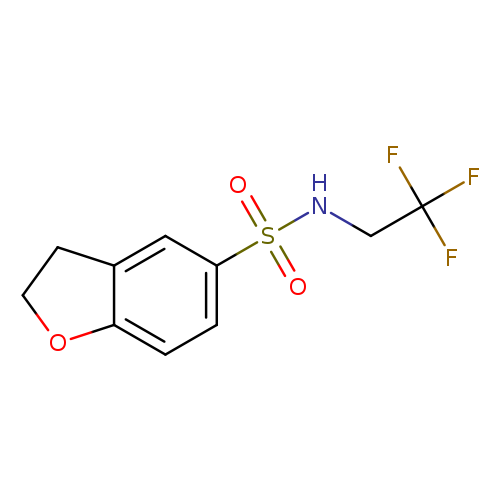 N-(2,2,2-trifluoroethyl)-2,3-dihydro-1-benzofuran-5-sulfonamide
