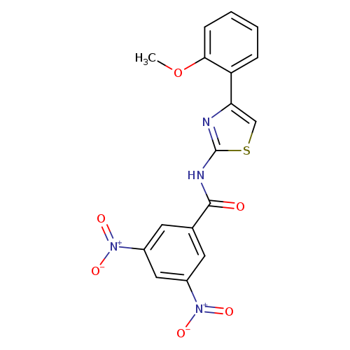 N-[4-(2-methoxyphenyl)-1,3-thiazol-2-yl]-3,5-dinitrobenzamide