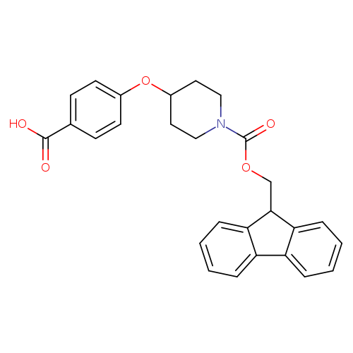 4-[(1-{[(9H-fluoren-9-yl)methoxy]carbonyl}piperidin-4-yl)oxy]benzoic acid