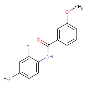 N-(2-Bromo-4-methylphenyl)-3-methoxybenzamide