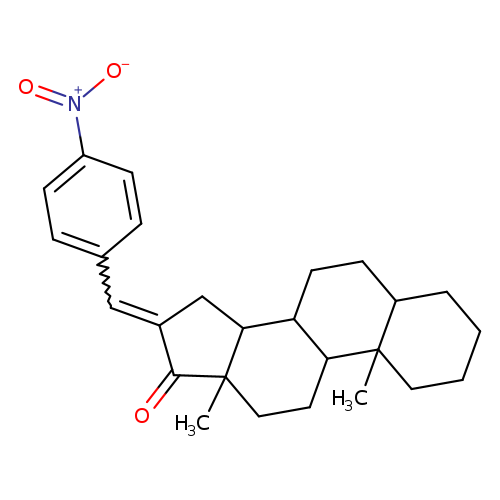 (13E)-2,15-dimethyl-13-[(4-nitrophenyl)methylidene]tetracyclo[8.7.0.0^{2,7}.0^{11,15}]heptadecan-14-one