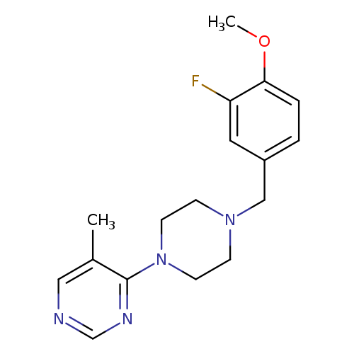 4-{4-[(3-fluoro-4-methoxyphenyl)methyl]piperazin-1-yl}-5-methylpyrimidine