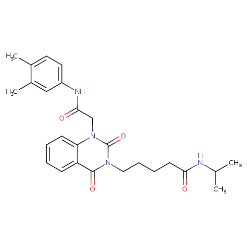 5-(1-{[(3,4-dimethylphenyl)carbamoyl]methyl}-2,4-dioxo-1,2,3,4-tetrahydroquinazolin-3-yl)-N-(propan-2-yl)pentanamide
