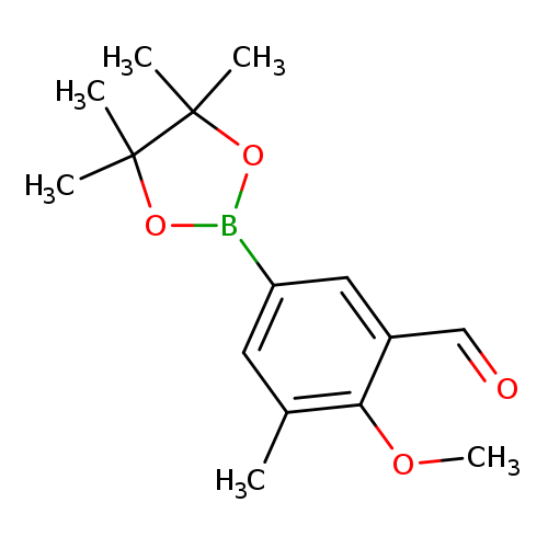 2-Methoxy-3-methyl-5-(4,4,5,5-tetramethyl-1,3,2-dioxaborolan-2-yl)benzaldehyde