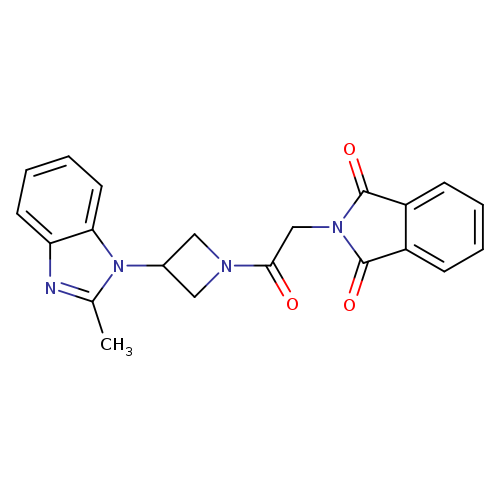2-{2-[3-(2-methyl-1H-1,3-benzodiazol-1-yl)azetidin-1-yl]-2-oxoethyl}-2,3-dihydro-1H-isoindole-1,3-dione