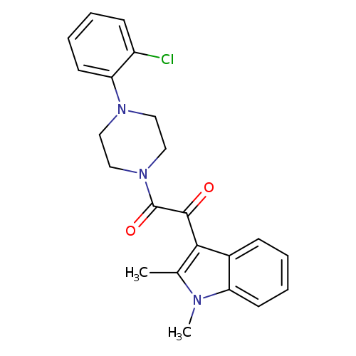 1-[4-(2-chlorophenyl)piperazin-1-yl]-2-(1,2-dimethyl-1H-indol-3-yl)ethane-1,2-dione