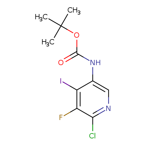 tert-butyl (6-chloro-5-fluoro-4-iodopyridin-3-yl)carbamate