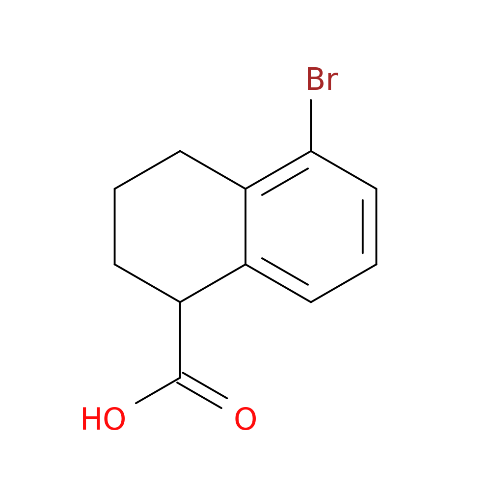 5-bromo-1,2,3,4-tetrahydronaphthalene-1-carboxylic acid