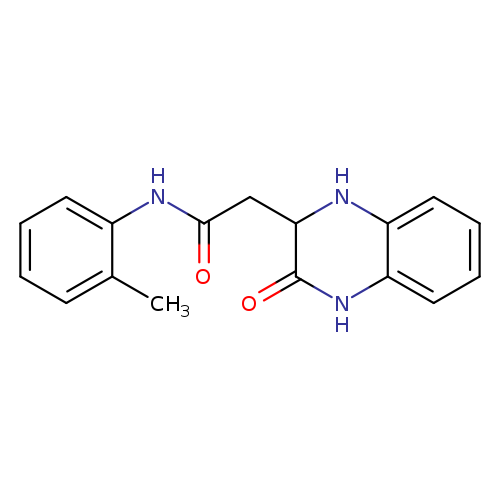 2-(3-Oxo-1,2,3,4-tetrahydroquinoxalin-2-yl)-N-(o-tolyl)acetamide