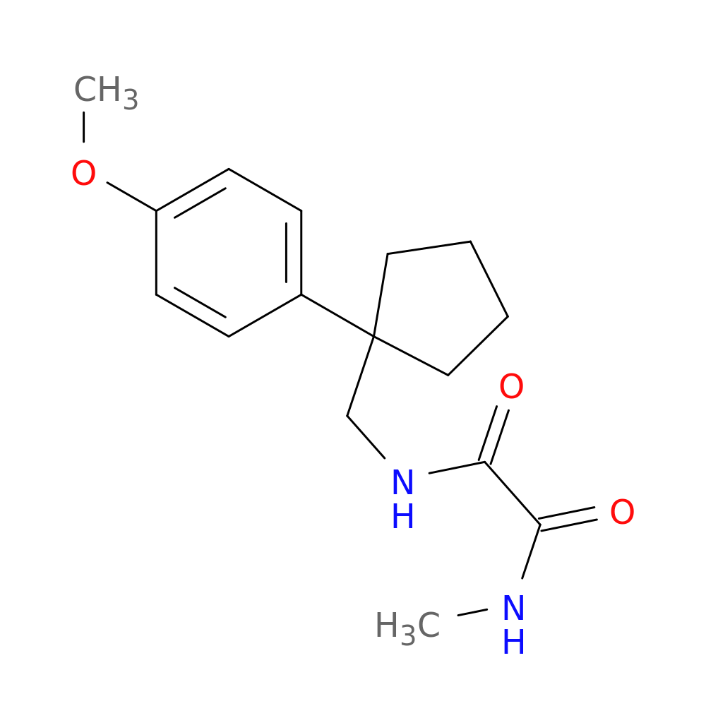 N'-{[1-(4-methoxyphenyl)cyclopentyl]methyl}-N-methylethanediamide
