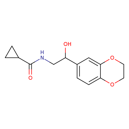 N-[2-(2,3-dihydro-1,4-benzodioxin-6-yl)-2-hydroxyethyl]cyclopropanecarboxamide