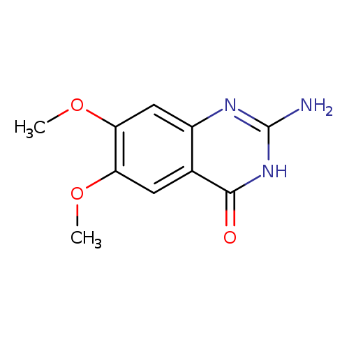 4(3H)-Quinazolinone, 2-amino-6,7-dimethoxy-