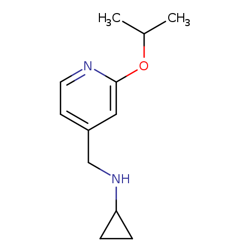 N-{[2-(propan-2-yloxy)pyridin-4-yl]methyl}cyclopropanamine