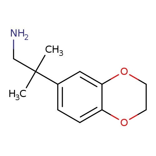 2-(2,3-dihydro-1,4-benzodioxin-6-yl)-2-methylpropan-1-amine