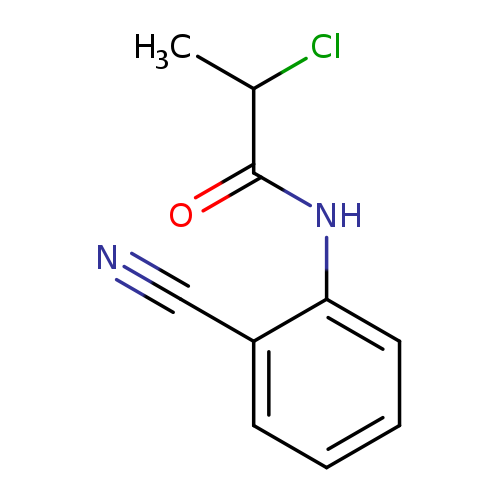 2-chloro-N-(2-cyanophenyl)propanamide