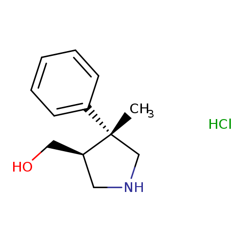 [(3S,4R)-4-Methyl-4-phenylpyrrolidin-3-yl]-methanol hydrochloride