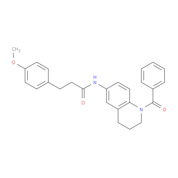 N-(1-benzoyl-1,2,3,4-tetrahydroquinolin-6-yl)-3-(4-methoxyphenyl)propanamide