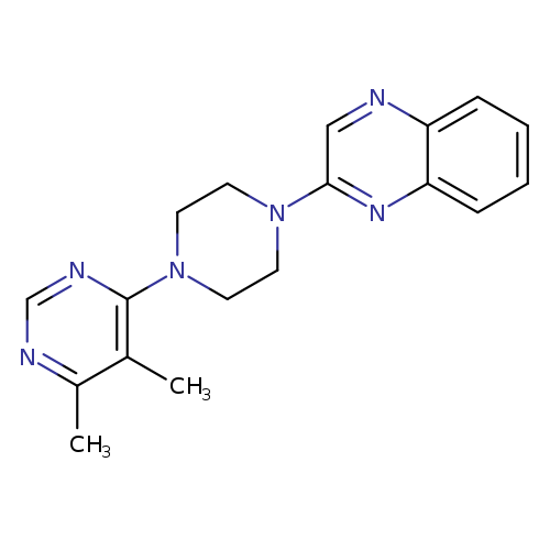 2-[4-(5,6-dimethylpyrimidin-4-yl)piperazin-1-yl]quinoxaline