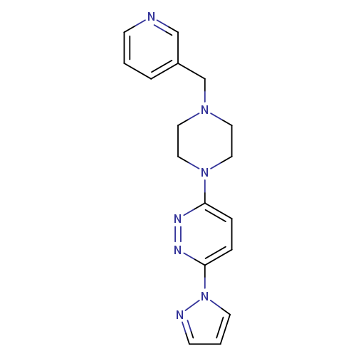 3-(1H-pyrazol-1-yl)-6-{4-[(pyridin-3-yl)methyl]piperazin-1-yl}pyridazine