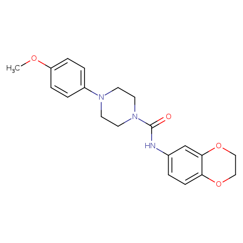 N-(2,3-dihydro-1,4-benzodioxin-6-yl)-4-(4-methoxyphenyl)piperazine-1-carboxamide