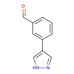 3-(1H-Pyrazol-4-yl)benzaldehyde