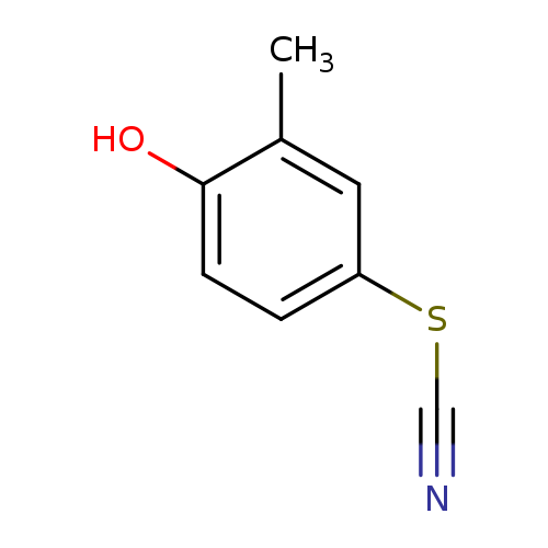 4-hydroxy-3-methylphenyl thiocyanate