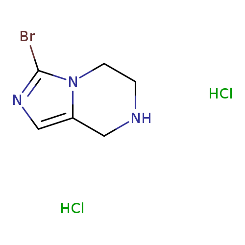 3-bromo-5H,6H,7H,8H-imidazo[1,5-a]pyrazine dihydrochloride