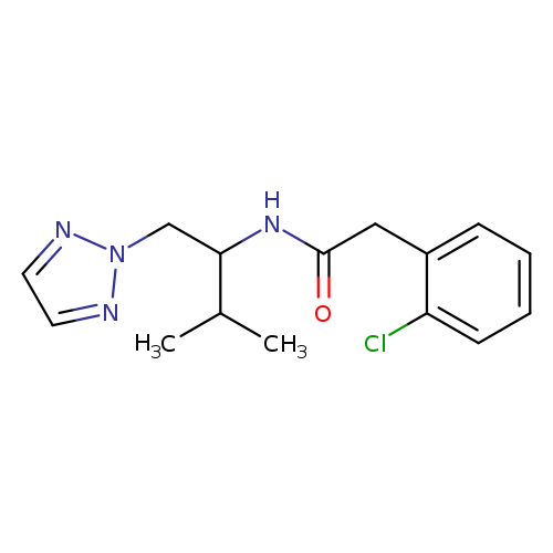 2-(2-chlorophenyl)-N-[3-methyl-1-(2H-1,2,3-triazol-2-yl)butan-2-yl]acetamide