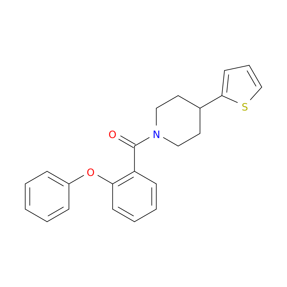 1-(2-phenoxybenzoyl)-4-(thiophen-2-yl)piperidine