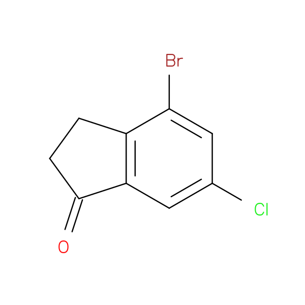 4-Bromo-6-chloro-2,3-dihydro-1H-inden-1-one