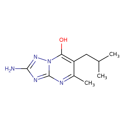 2-Amino-6-isobutyl-5-methyl[1,2,4]triazolo[1,5-a]pyrimidin-7-ol