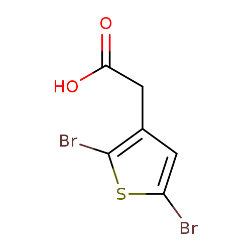 2-(2,5-Dibromothiophen-3-yl)acetic acid