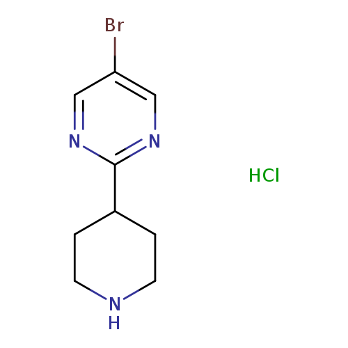 5-bromo-2-(piperidin-4-yl)pyrimidinehydrochloride