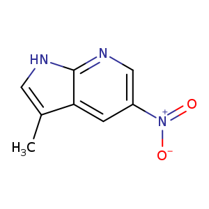1H-Pyrrolo[2,3-b]pyridine, 3-methyl-5-nitro-