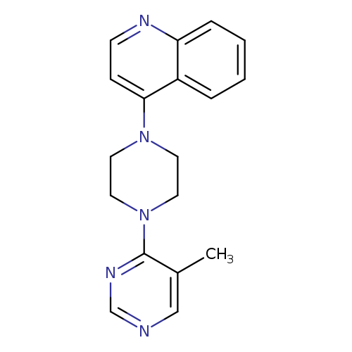 4-[4-(5-methylpyrimidin-4-yl)piperazin-1-yl]quinoline