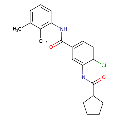4-chloro-3-[(cyclopentylcarbonyl)amino]-N-(2,3-dimethylphenyl)benzamide